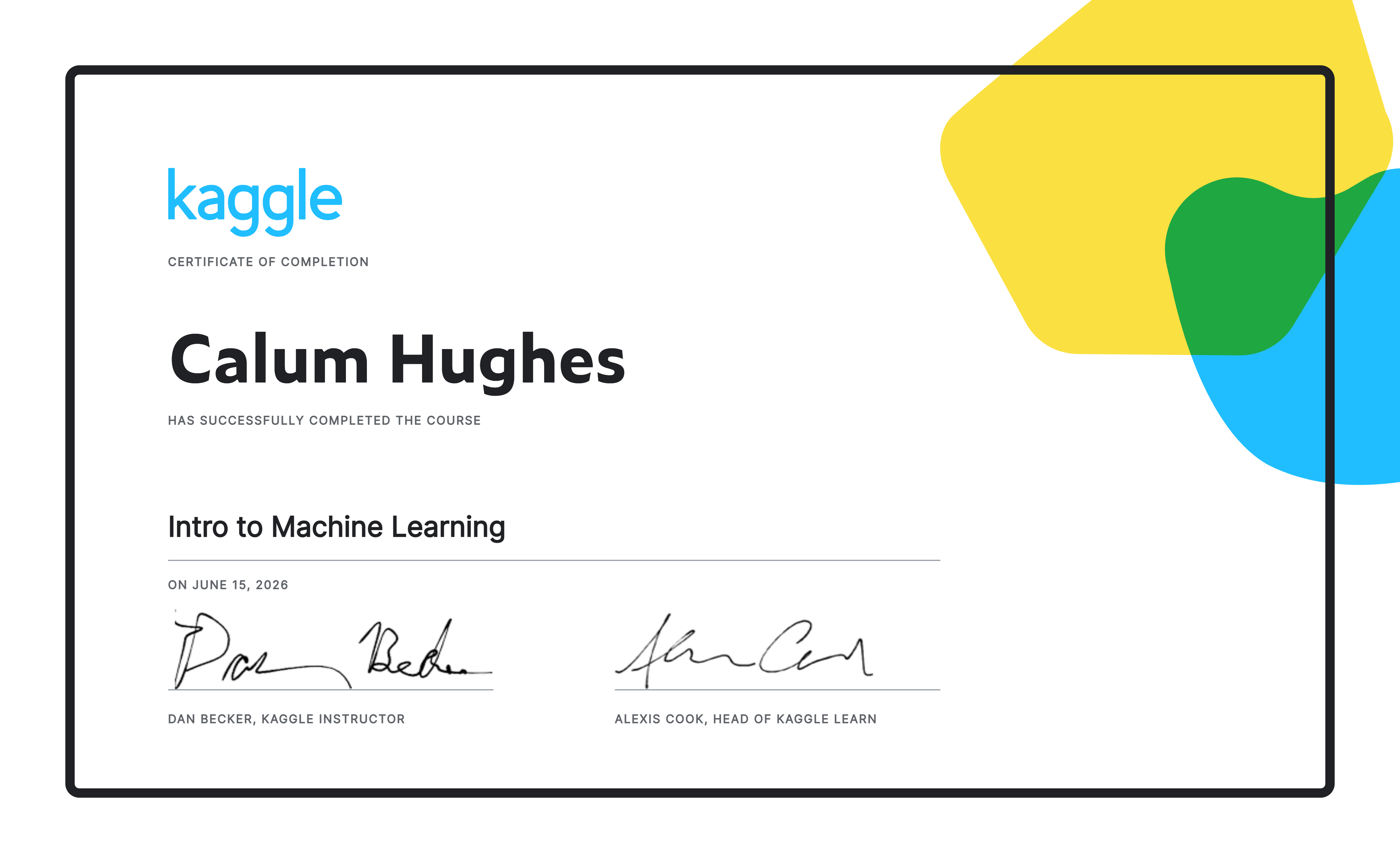 intro to ML